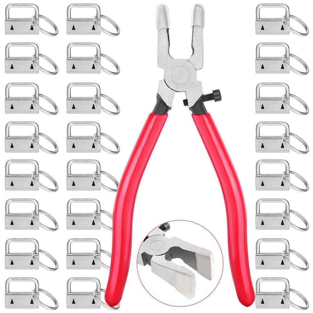 4352 Key Fob Hardware Set, Shynek 50PCS Lanyard Key Fob Hardware 1 Inch